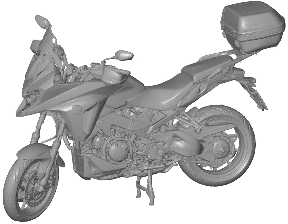 Skan 3D motoru Honda VFR800X