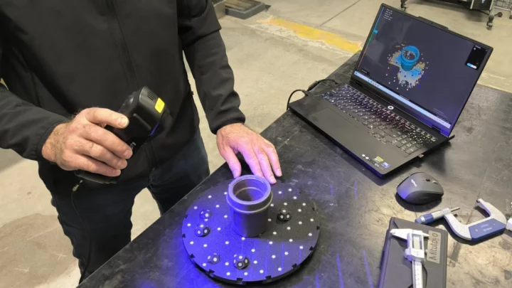 Skanowanie 3D części i obiektów technicznych